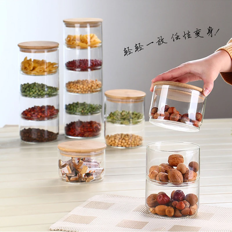 Food Storage Set Glass - Nuevo Juego de Recipientes de Vidrio