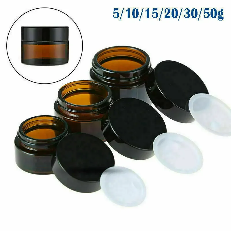 Food Storage Set Glass - 2 uds 5ml/10ml/15ml/20ml/30ml/50ml botella de vidrio