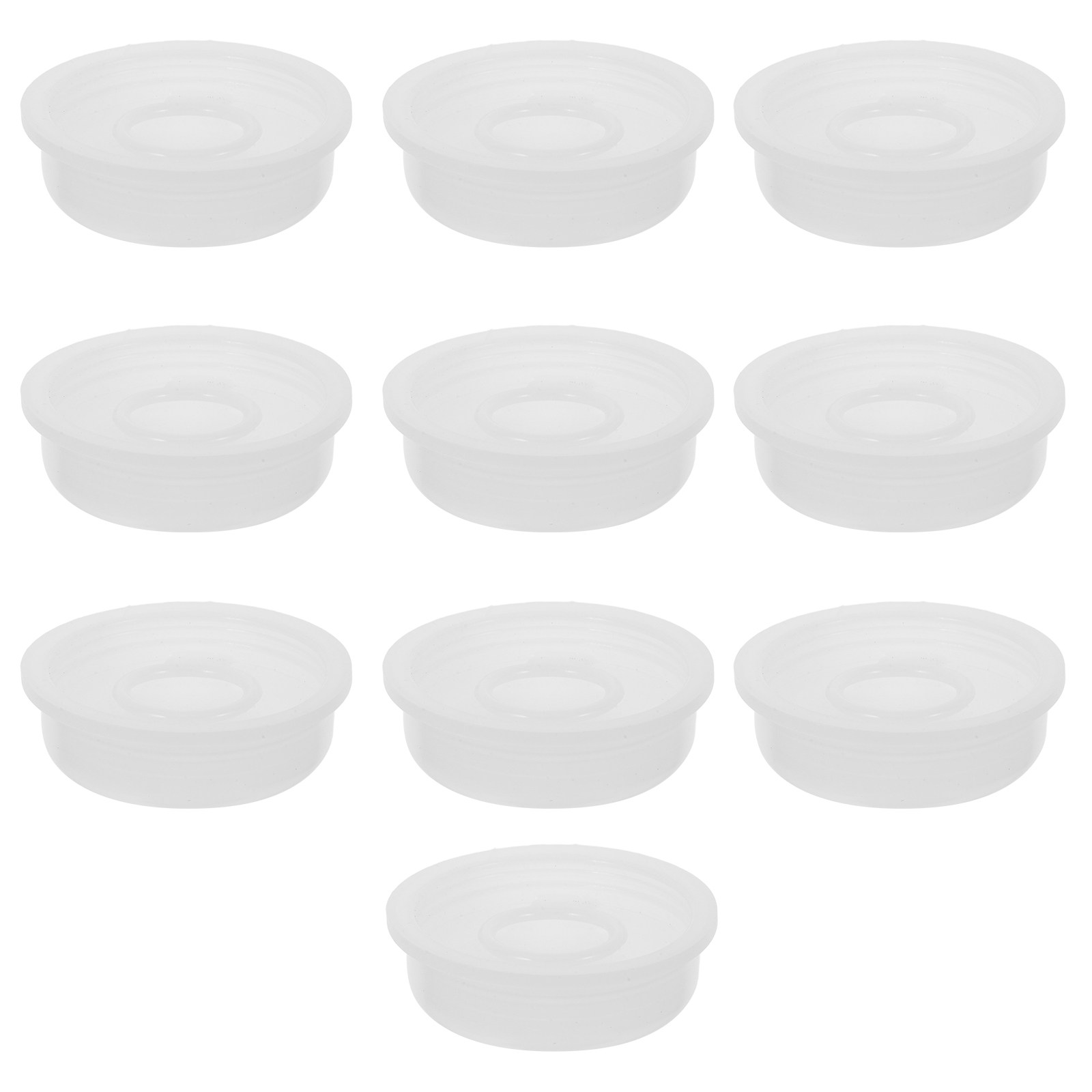 Food Storage Lid - 10 Tapas de Plástico para Contenedores