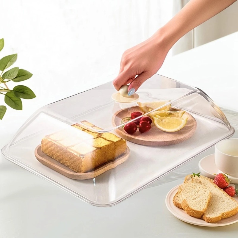 Food Storage Lid - WORTHBUY Cubierta de plástico reutilizable para