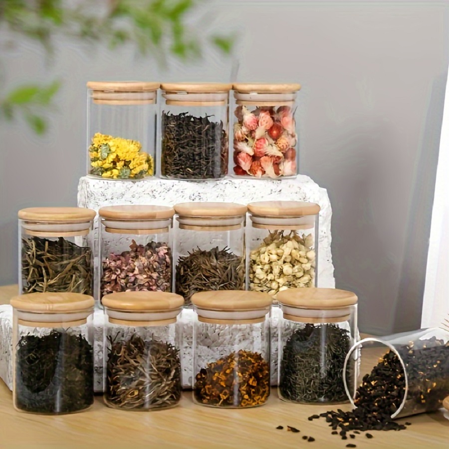 Food Storage Set Glass - Tarro de almacenamiento de vidrio hermético