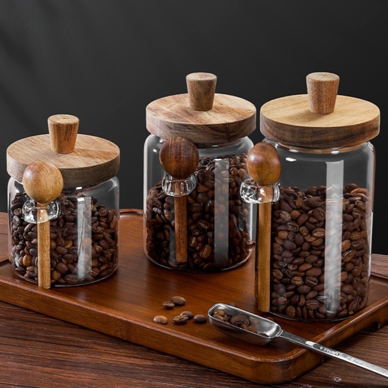 Food Storage Set Glass - Juego de 3 recipientes de vidrio