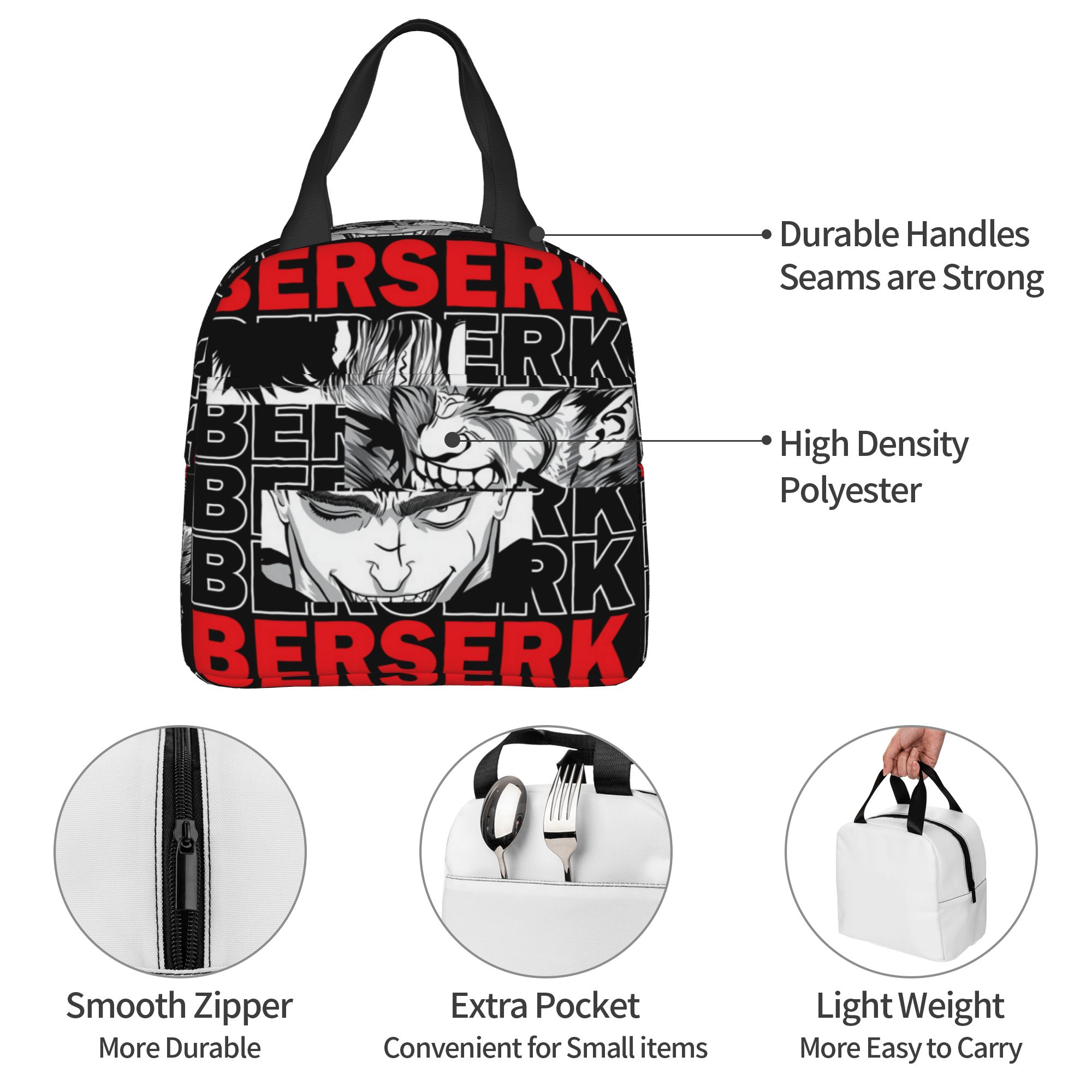 Food Storage Containers B&M - B-Berserks Bolsa de almuerzo con aislamiento