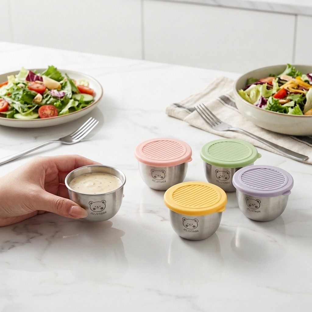 Food Storage Containers B&M - Caja de salsa de acero inoxidable