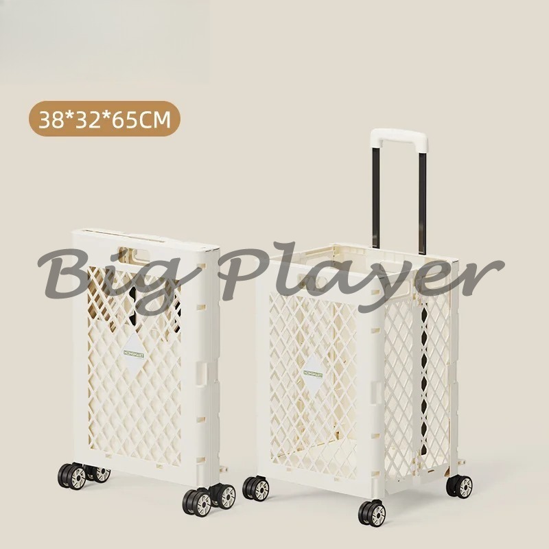 Food Storage With Wheels - Carros de compras portátiles plegables rápidos