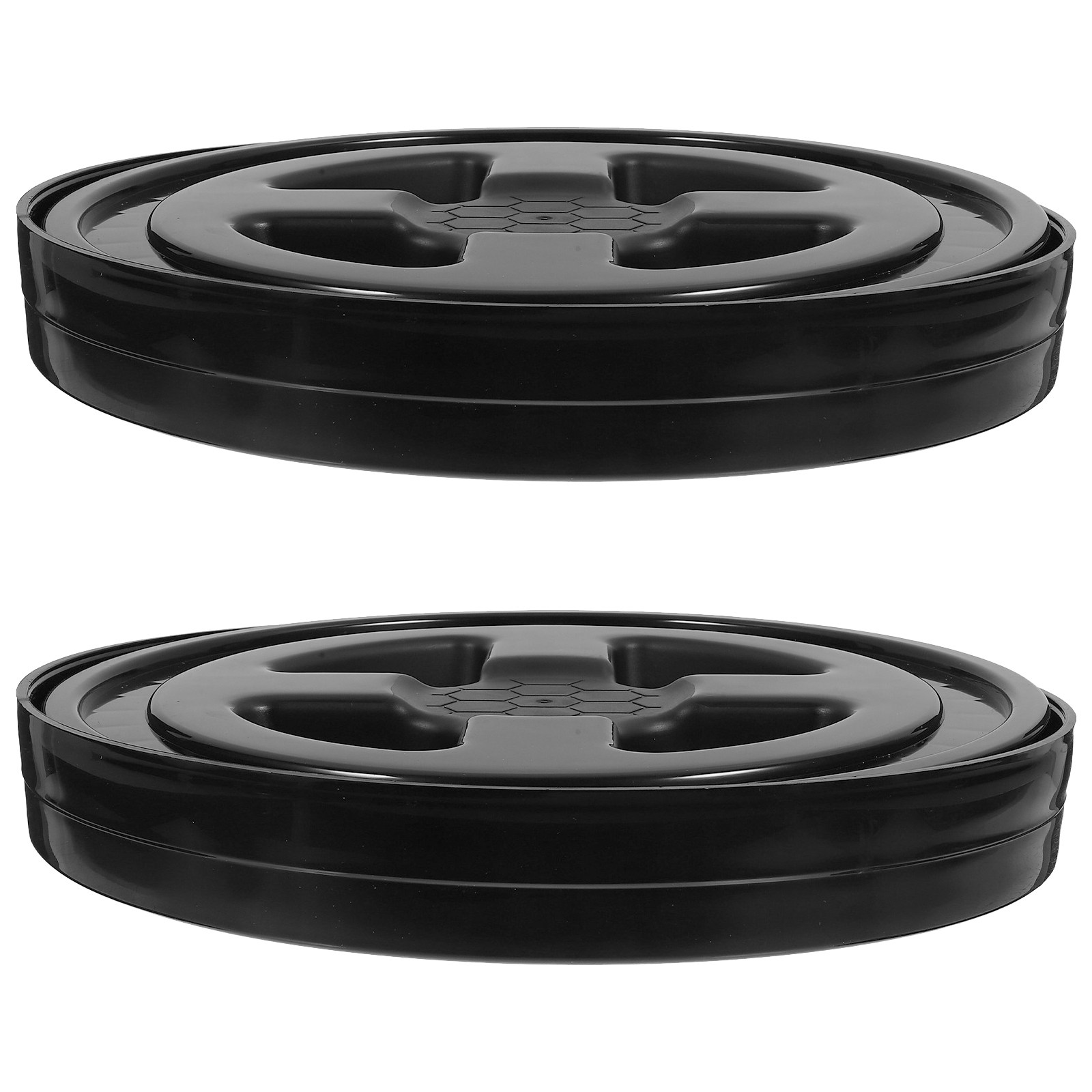Food Storage With Lock - 2 piezas de tapas de cubo