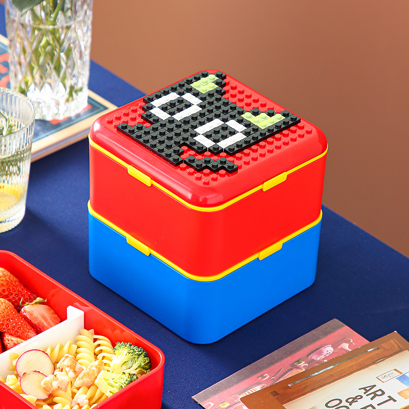 Food Storage Building - Divertido set de lonchera Bento sellada