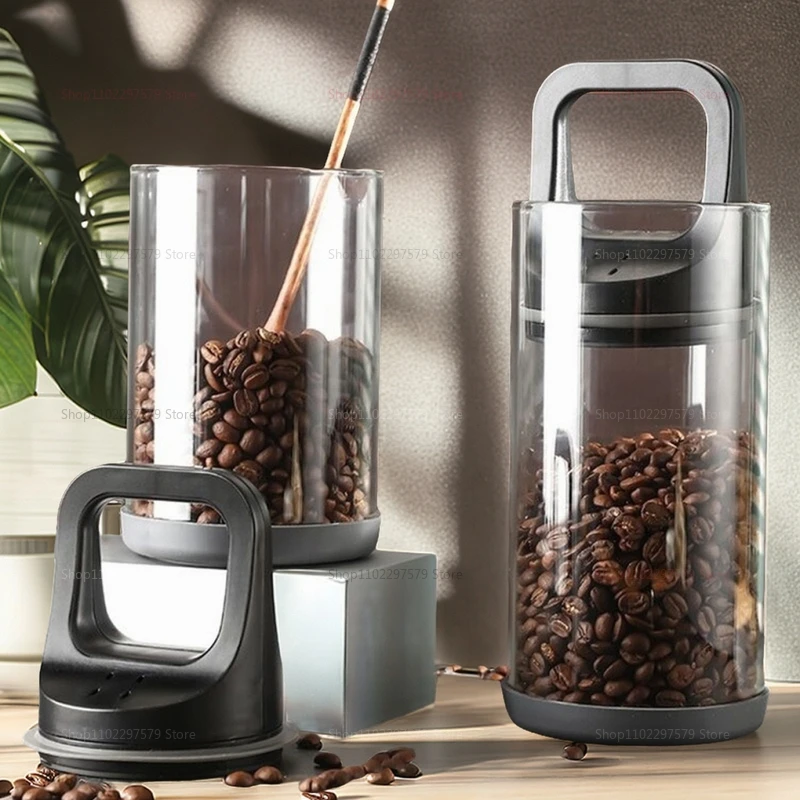 Food Storage Set Glass - Tanque sellado al vacío para granos
