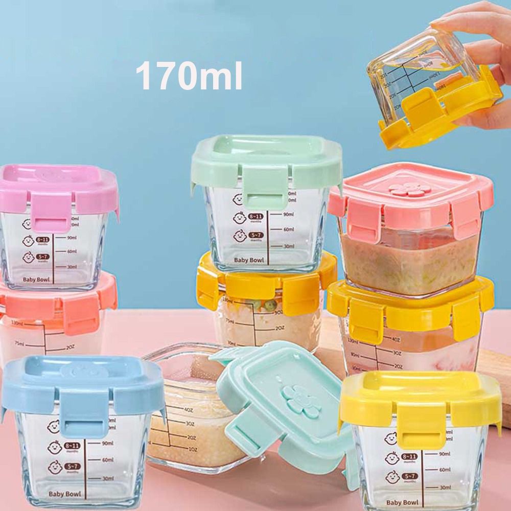 Food Storage Jar Glass - Caja de almacenamiento de alimentos de