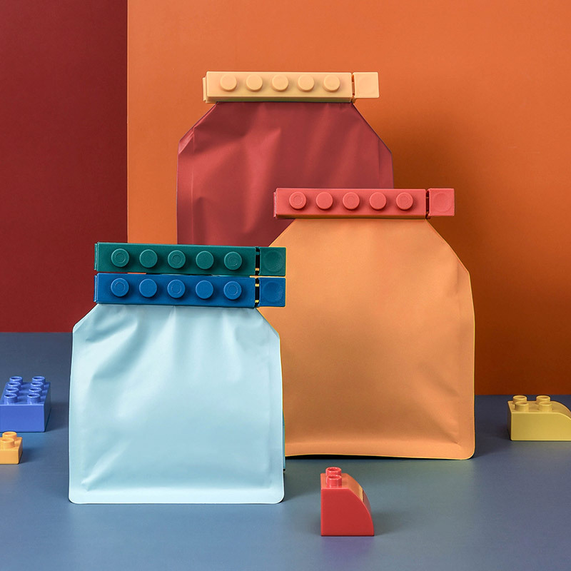 Food Storage Building - Clip de sellado de bloques de
