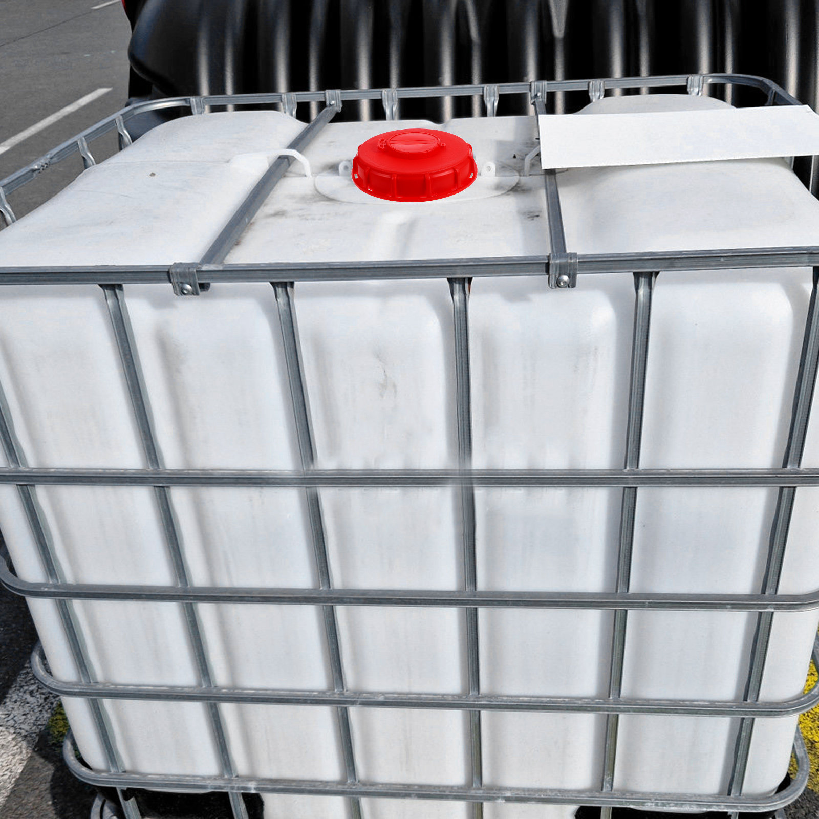 Food Storage Lid - Tapa Roja para Contenedor IBC de