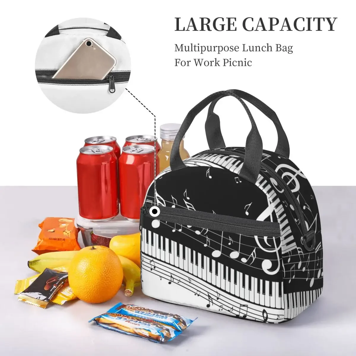 Food Storage Notes - Bolsa térmica para el almuerzo con