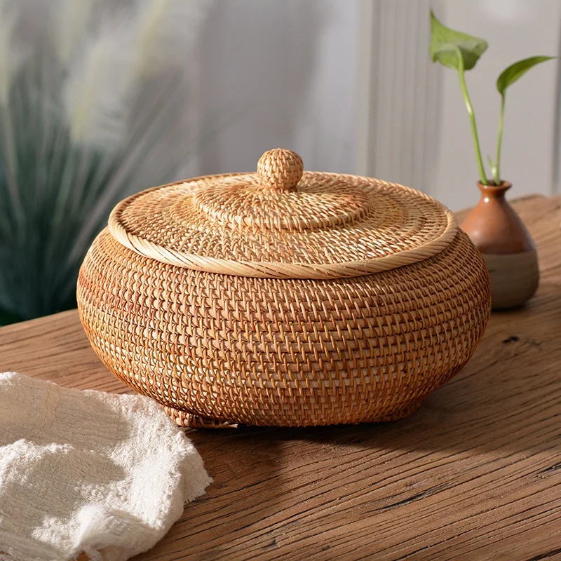 Food Storage Containers B&M - Caja de almacenamiento de mimbre tejida