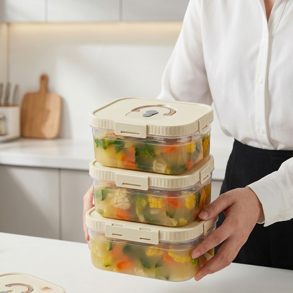 Food Storage Quart - Caja de Almacenamiento de Alimentos de