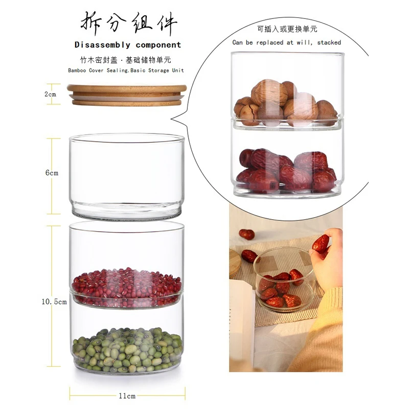 Nuevo Juego de Recipientes de  - Food Storage Set Glass reseña y precio