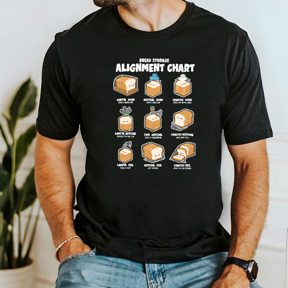Camiseta con estampado de cuad - Food Storage Chart reseña y precio