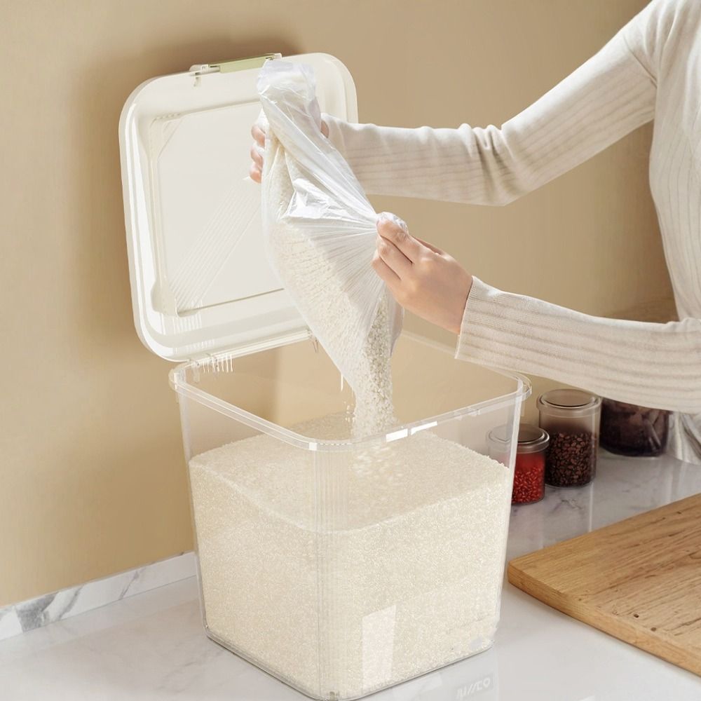 Contenedor de Arroz a Prueba d - Food Storage With Wheels reseña y precio