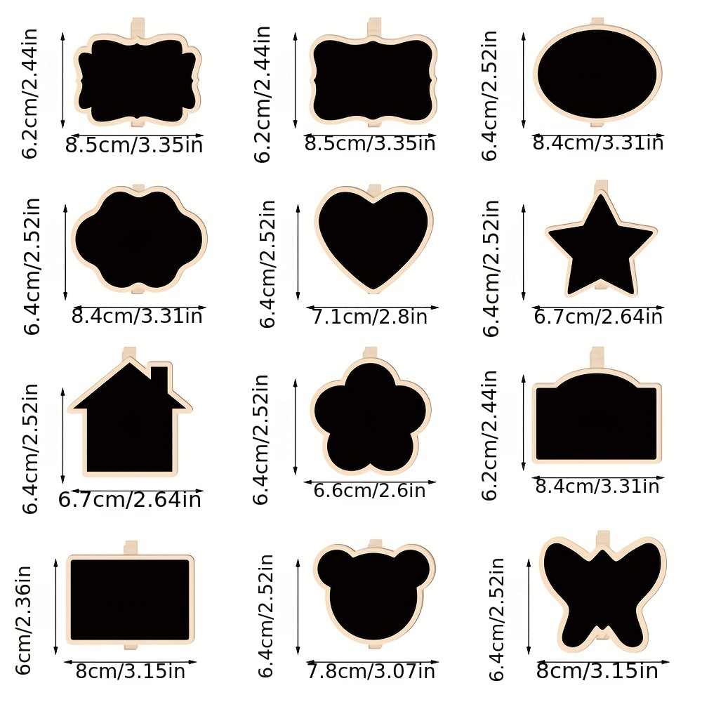 10/20 Piezas Mini Pizarras de  - Food Storage Notes reseña y precio