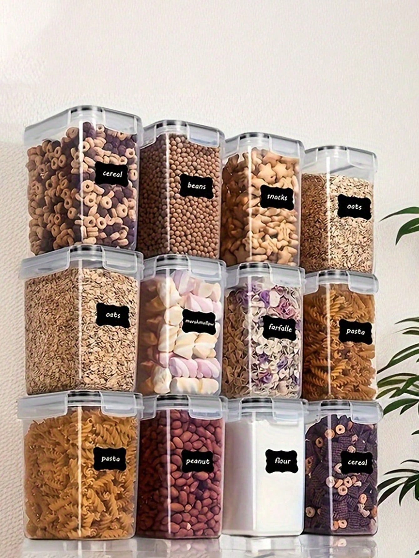 48 recipientes herméticos para - Food Storage With Lock reseña y precio
