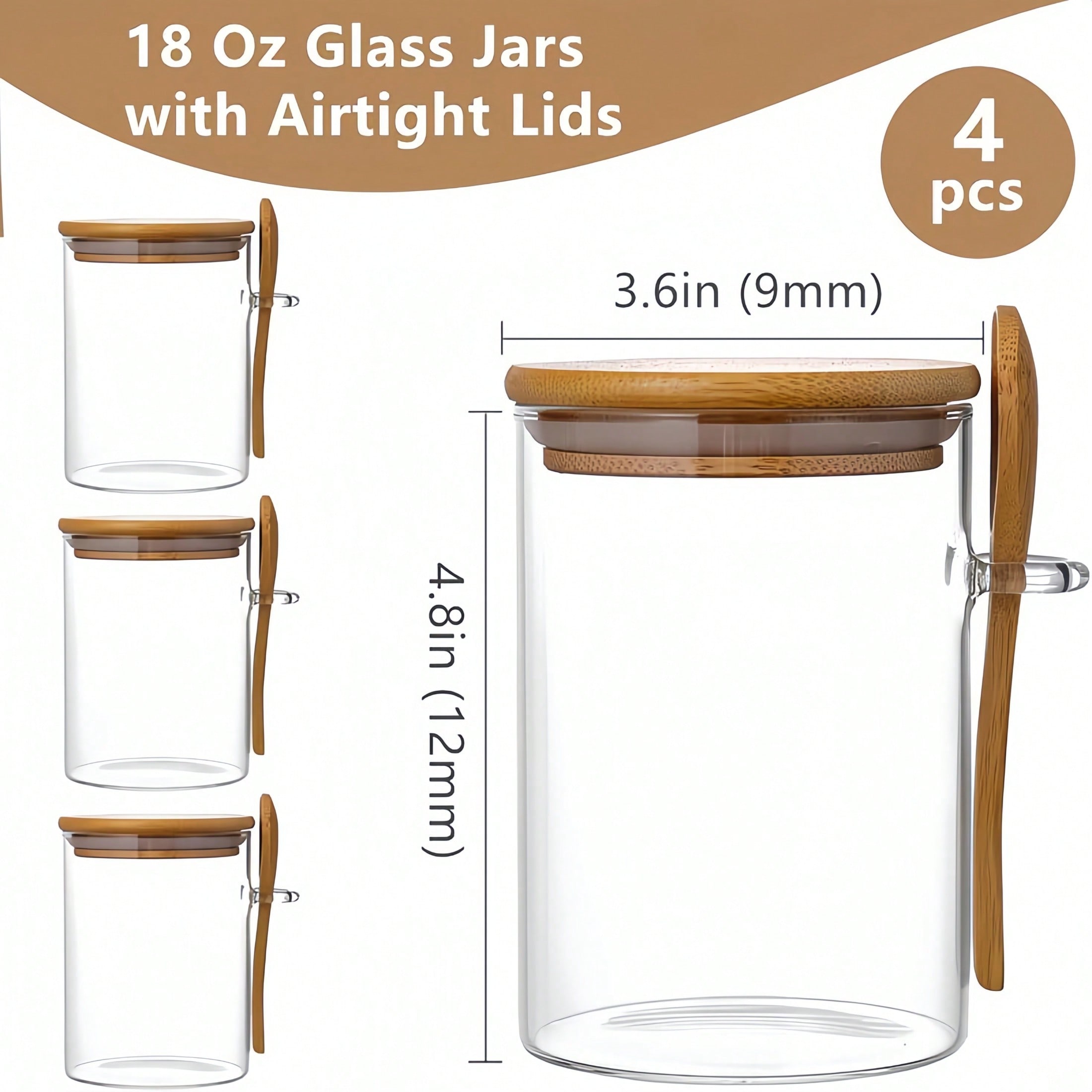 Juego de almacenamiento de 4 p - Food Storage Set Glass reseña y precio