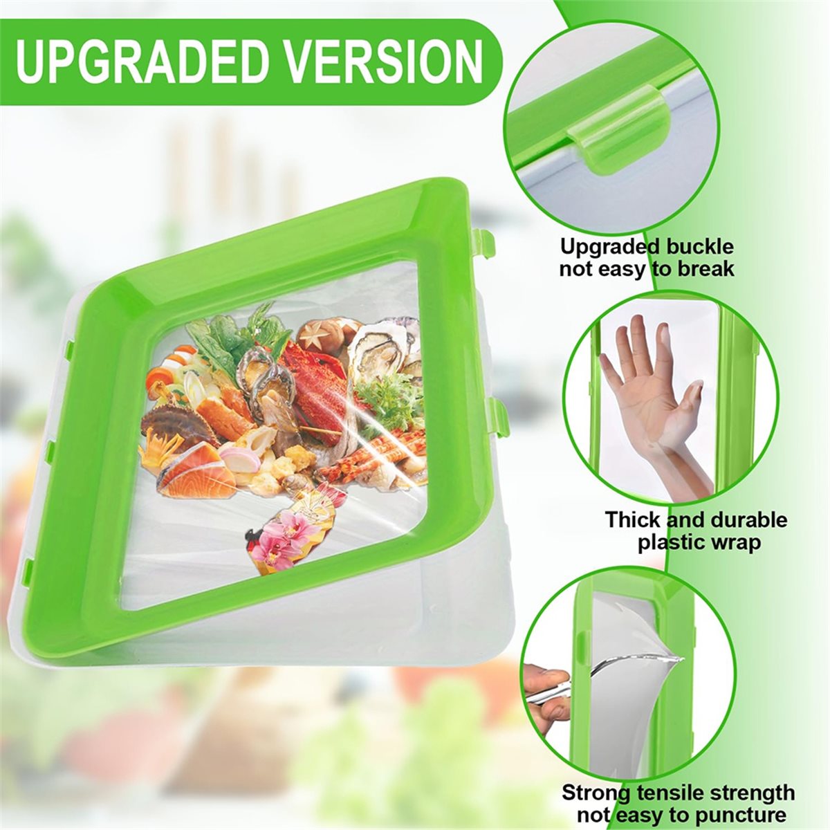 Juego de 4 Recipientes Apilabl - Food Storage Technology reseña y precio