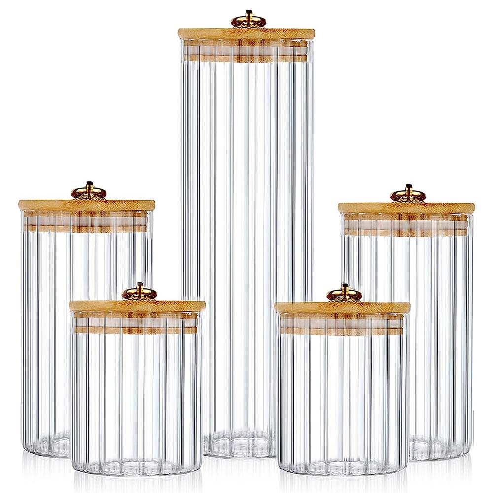 Juego de 3 Frascos de Vidrio p - Food Storage Set Glass reseña y precio