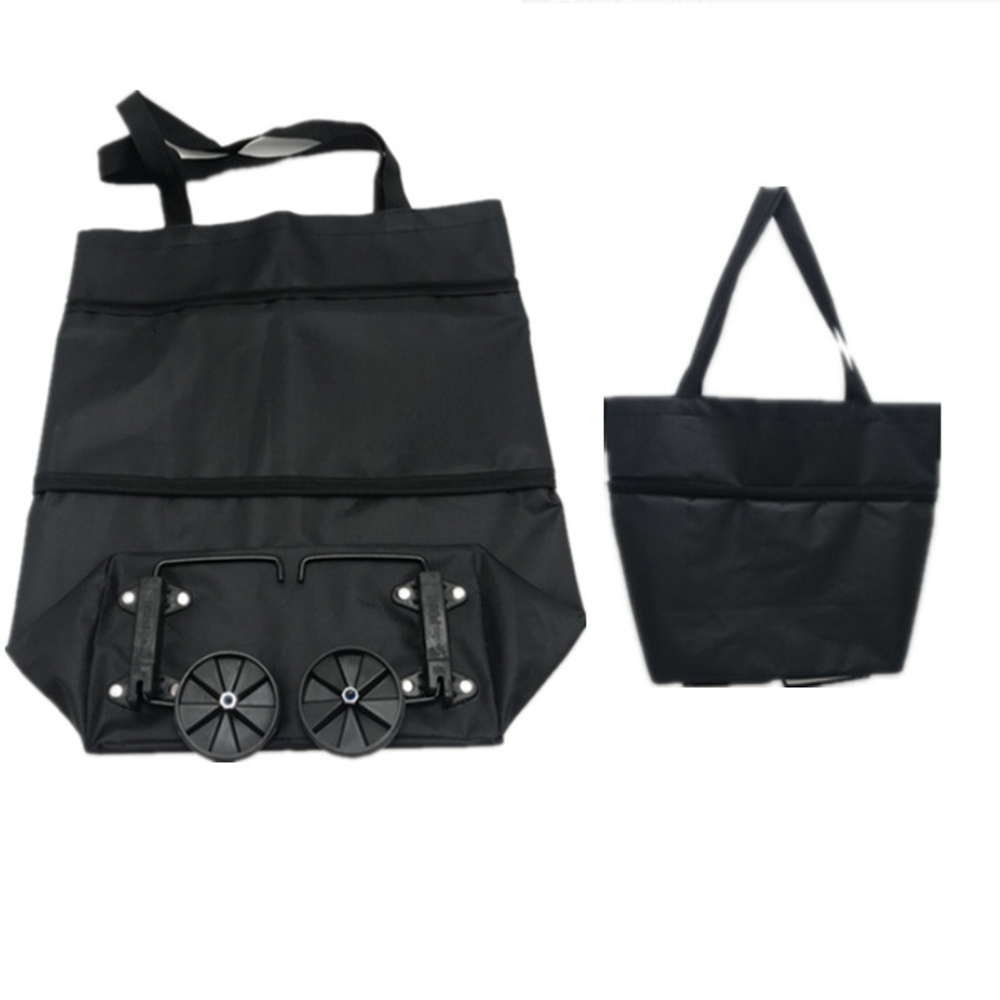 Carrito de compras plegable, b - Food Storage With Wheels reseña y precio