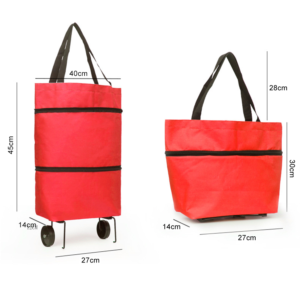 Carrito de compras plegable, b - Food Storage With Wheels reseña y precio