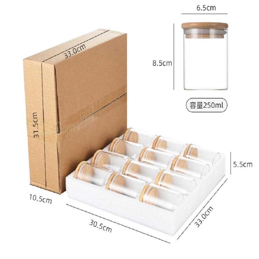 Tarro de almacenamiento de vid - Food Storage Set Glass reseña y precio