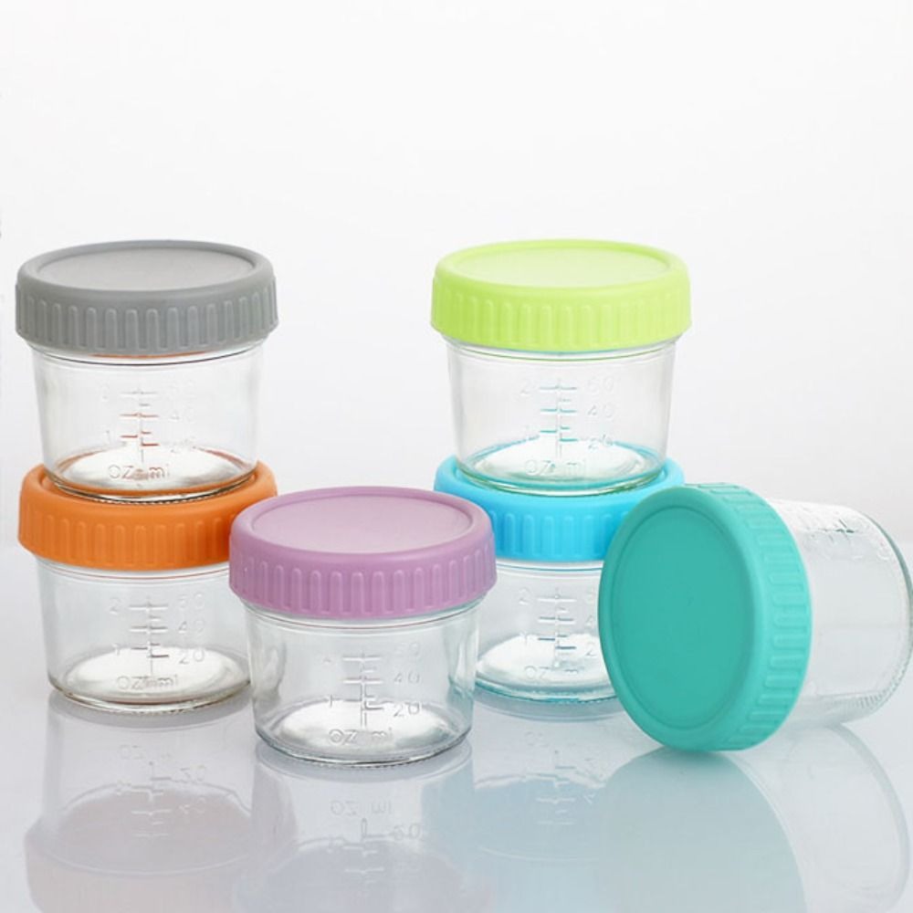 Juego de 6 Frascos de Vidrio p - Food Storage Jar Glass reseña y precio
