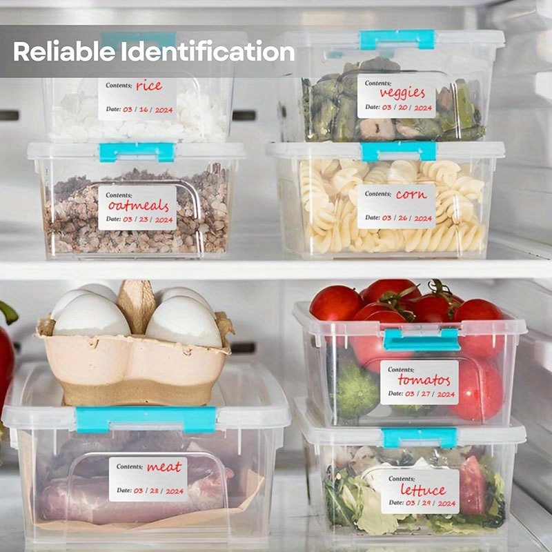 Etiqueta impermeable y removib - Food Storage Notes reseña y precio