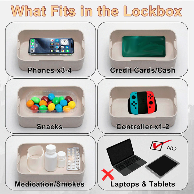 Caja de Seguridad con Temporiz - Food Storage With Lock reseña y precio