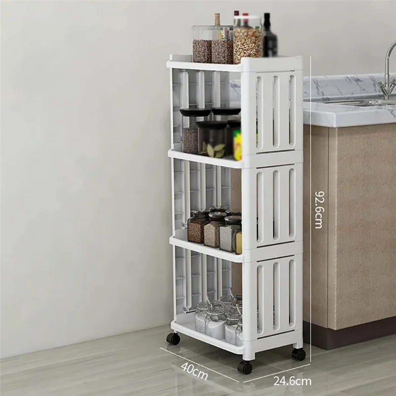 Estante de almacenamiento con  - Food Storage With Wheels reseña y precio