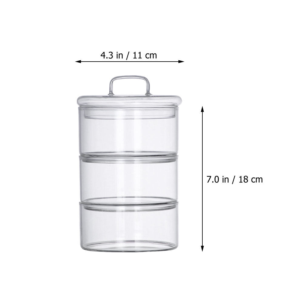 Juego de 1 Recipiente de Vidri - Food Storage Jar Glass reseña y precio