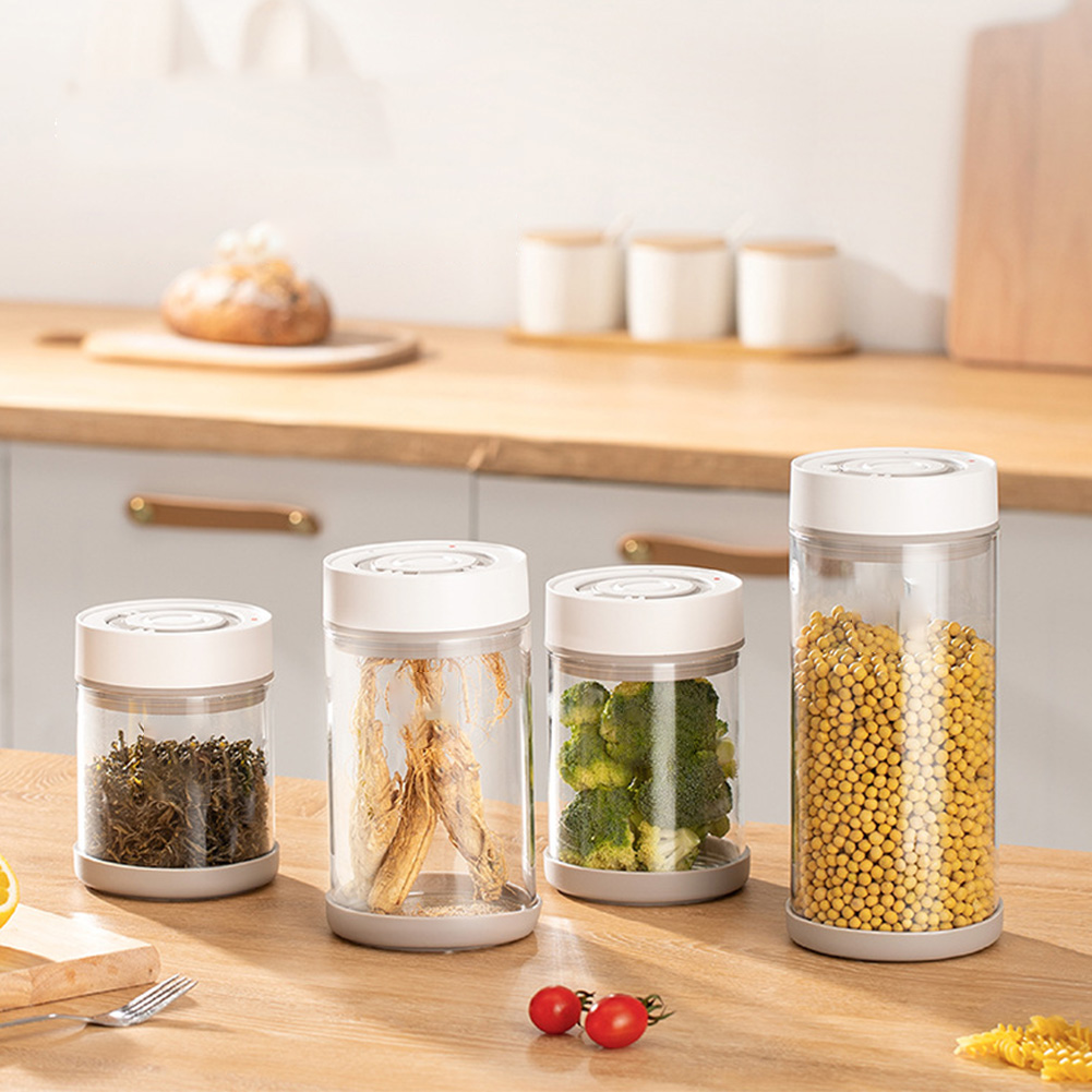 Tarro de vidrio a prueba de hu - Food Storage Set Glass reseña y precio