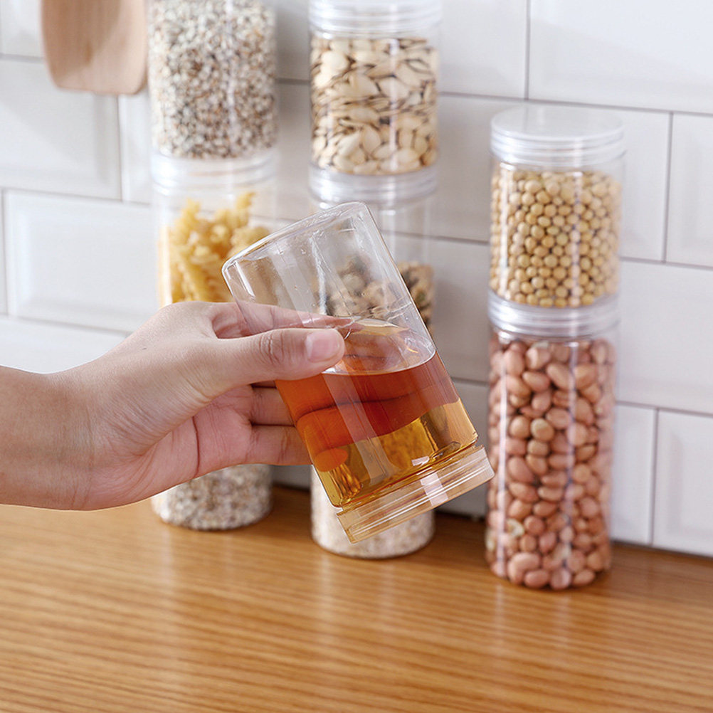 10 Frascos de Plástico Transpa - Food Storage Lid reseña y precio
