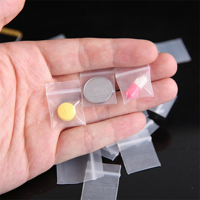 100 piezas transparente Mini p - Food Storage With Lock reseña y precio
