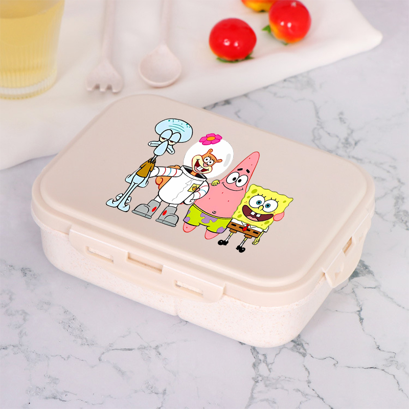 Lonchera de Bob Esponja, Lonch - Food Storage Containers B&M reseña y precio