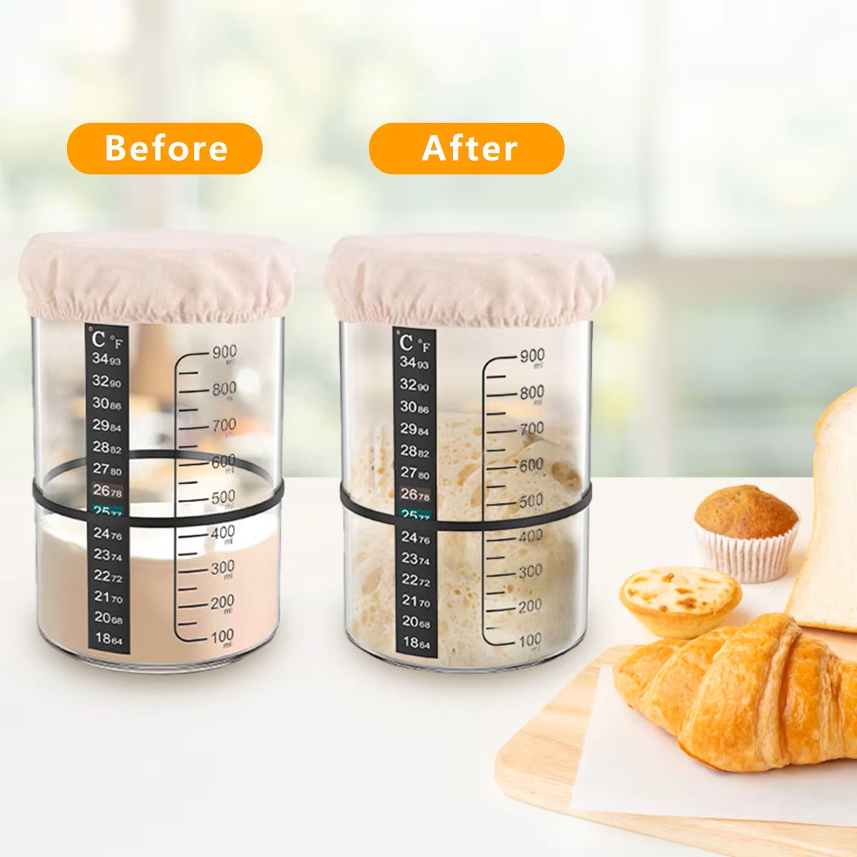 Juego de tarros de cristal tra - Food Storage Jar Glass reseña y precio