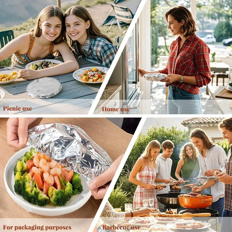 10/20PCS Tapas de aluminio ais - Food Storage To Keep Warm reseña y precio