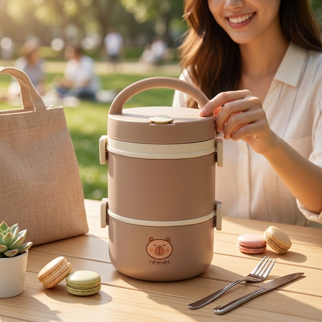 Lonchera Térmica de Acero Inox - Food Storage Containers B&M reseña y precio