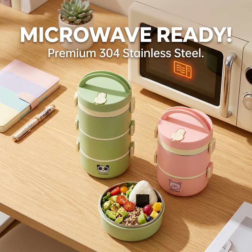 Lonchera Térmica de Acero Inox - Food Storage Containers B&M reseña y precio