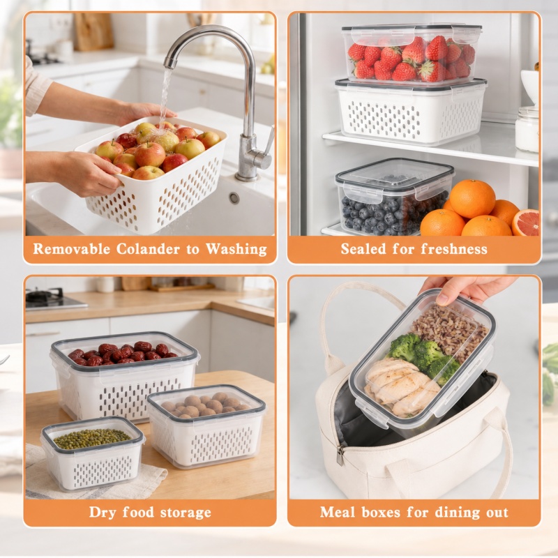 Caja de Almacenamiento de Alim - Food Storage Containers B&M reseña y precio