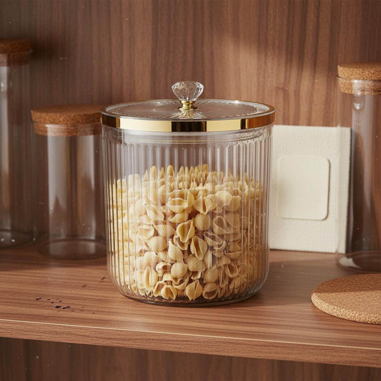 Contenedor de almacenamiento d - Food Storage Jars Airtight reseña y precio