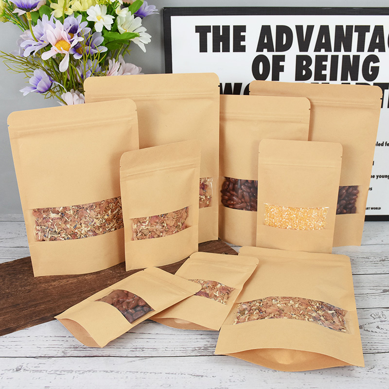 Bolsas de papel Kraft con cier - Food Storage With Lock reseña y precio