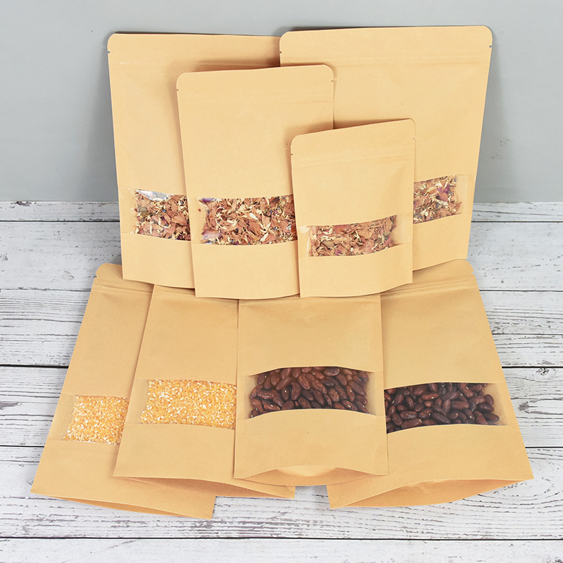 Bolsas de papel Kraft con cier - Food Storage With Lock reseña y precio