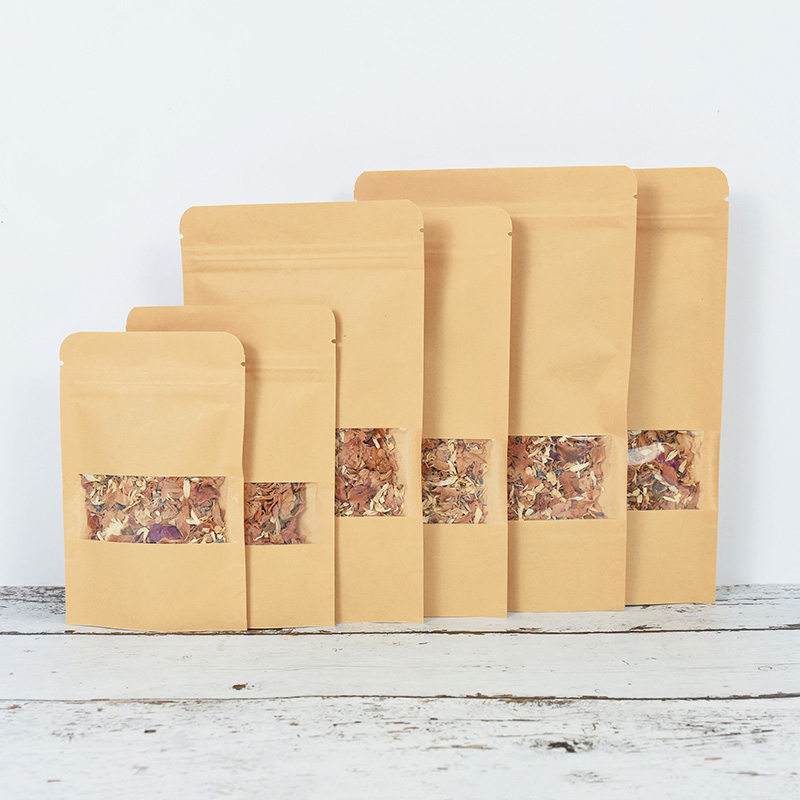 Bolsas de papel Kraft con cier - Food Storage With Lock reseña y precio