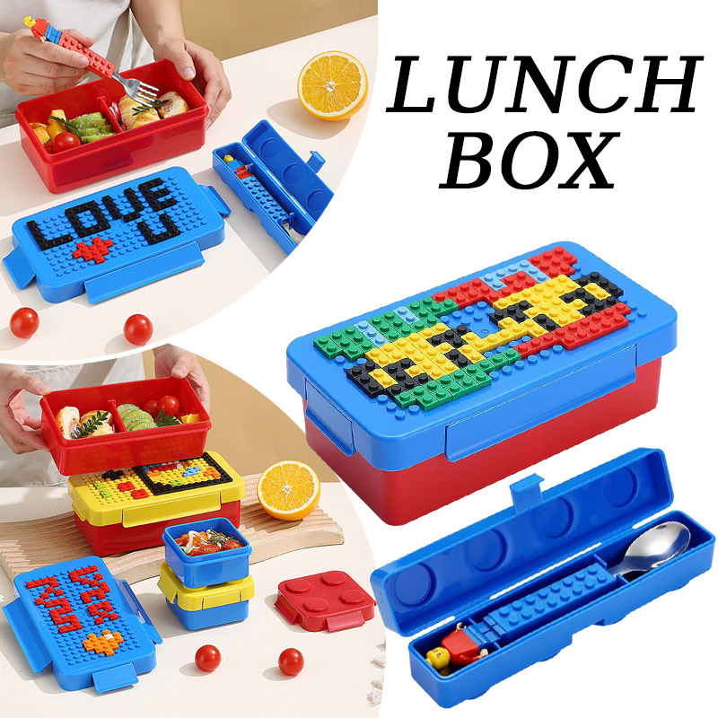 Fiambrera de bloques de constr - Food Storage Building reseña y precio