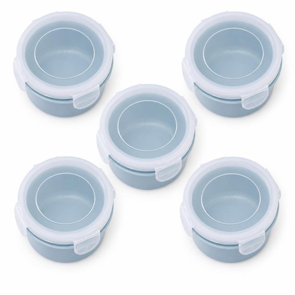 Juego de 5 Recipientes de Plás - Food Storage With Lock reseña y precio