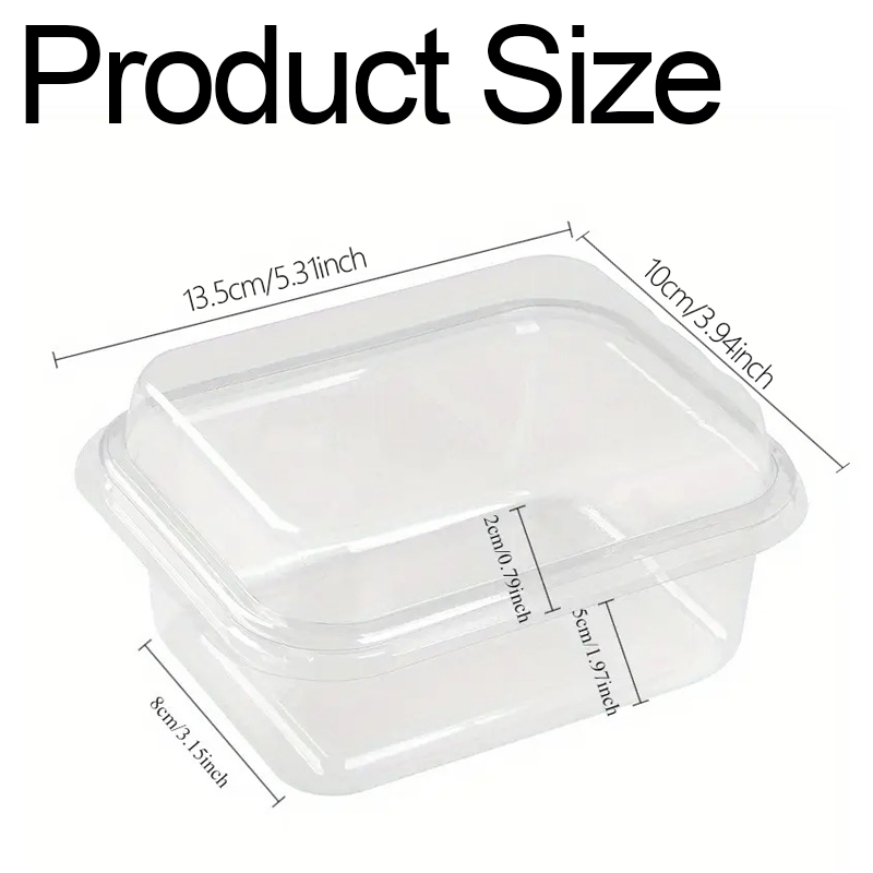 5/10/20 piezas caja transparen - Xmas Food Storage Containers reseña y precio